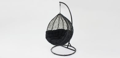 Kakadu Pod Chair - Black/Black
