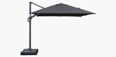 Amalfi 3x3m Cantilever Umbrella - Dark Grey
