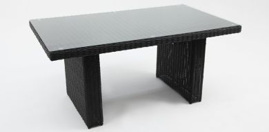 Amani Lounge Dining Table - Black