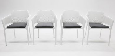 Bailey Dining Armchair White set of 4