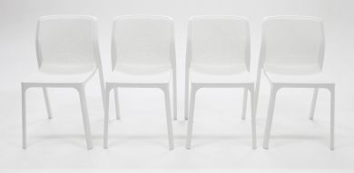 Bailey Armless Dining Chair White - Set of 4