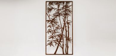 Bamboo Leaf Wall Screen 180x90