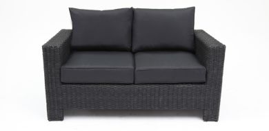 Banksia 2 Seat Sofa - Black Charcoal