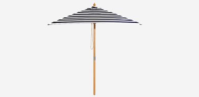 Billy Fresh 2m Bamboo French Riviera Umbrella - Black