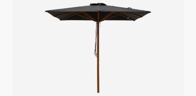 Billy Fresh 2m Aluminium Umbrella - Black