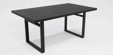 Dallas 150cm Lounge Dining Table - Black