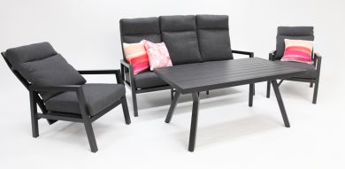 Eden 4pc Lounge Setting - Anthracite