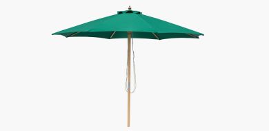 Billy Fresh 3m Bamboo Umbrella - Emerald Green