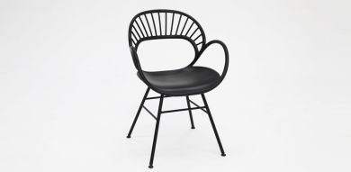 Fantail Dining Chair - Black