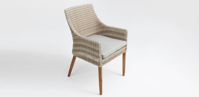 Faro Dining Chair - Mixed White Natural