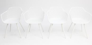 Java Dining Chair 4pc - White