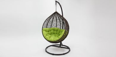 Kakadu Pod Chair - Brown/Green