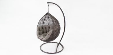 Kakadu Pod Chair - Brown/Mushroom