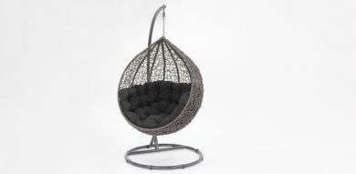 Kakadu Pod Chair - Grey/Black