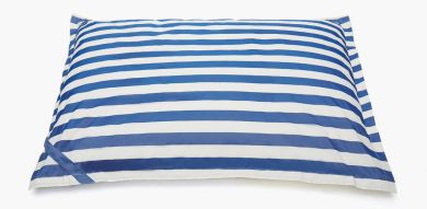 Lazy Days Blue + White Stripe Floating Beanbag