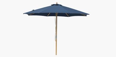 Billy Fresh 3m Bamboo Umbrella - Solid Navy