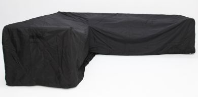 Odie Home Premium Large L-Shape Lounge Right Side Cover - Black