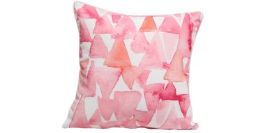 Pyramid Pink Outdoor Cushion 45x45cm