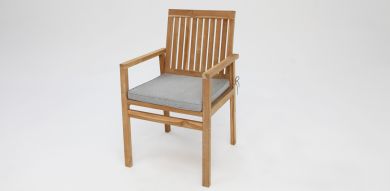 Solus Teak chair with cushion