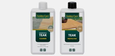 Golden Care Teak Cleaner and Teak Protector Pack
