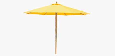 Billy Fresh 3m Bamboo Umbrella - Solid Yellow