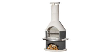 Buschbeck Rondo Fireplace and Pizza Oven - Grey