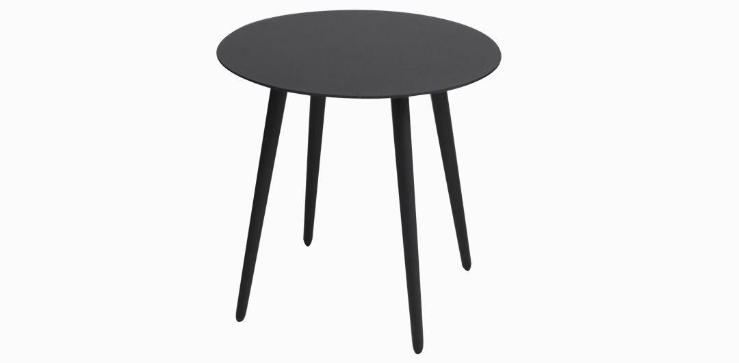 Syros resin side table black
