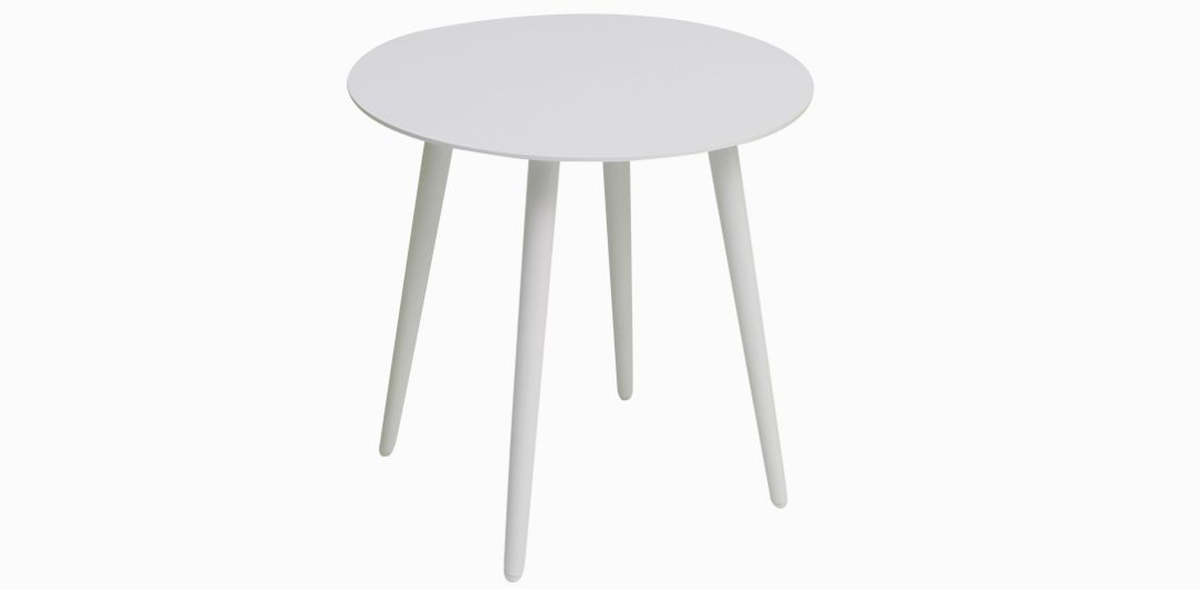 Syros resin side table white